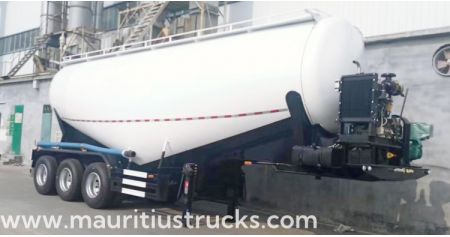 3 Axle 35 CBM Dry Bulk Cement Tanker Will Be Sent to Mauritius
