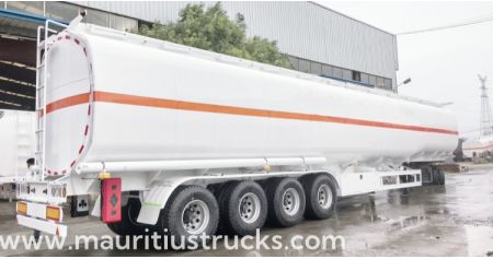 3 Axle 42 CBM Fuel Tanker Trailers Will Be Sent to Mauritius