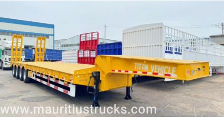 4 Axle Semi Low Bed Trailer Price in Mauritius