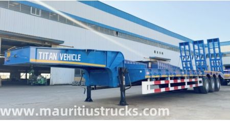 Semi Lowbed Trailer will be Sent to Mauritius
