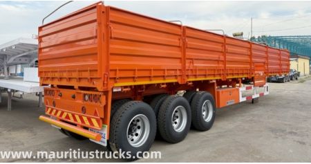 Tri Axle 60 Ton Sideboards for Trailer will be Sent to Mauritius