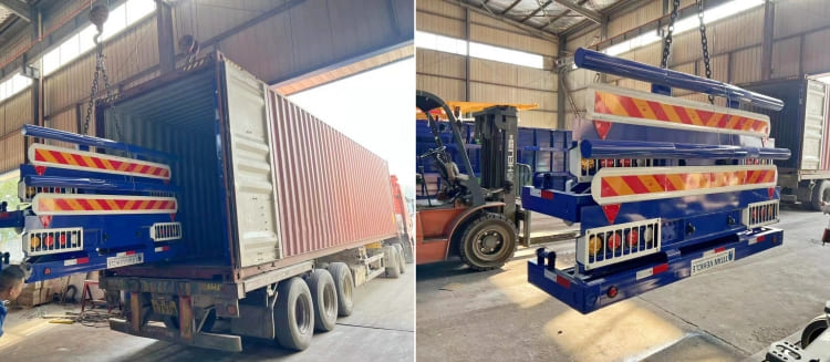 TITAN 3 Axles 40ft Flatbed Semi Trailer for Sale in Mauritius