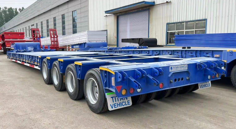 TITAN 4 Axle 80 Ton Low Loader Trailer for Sale in Mauritius