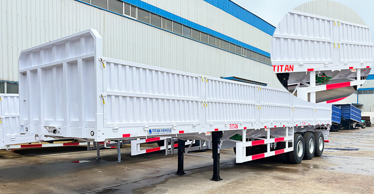 3 Axle Drop Side Trailer for Sale in Mauritius