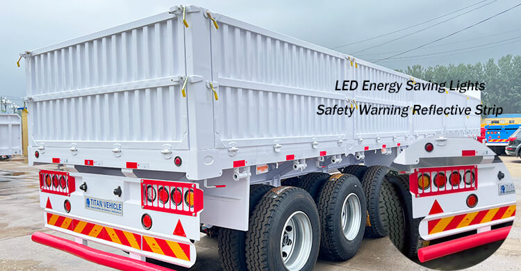 3 Axle Drop Side Trailer for Sale in Mauritius