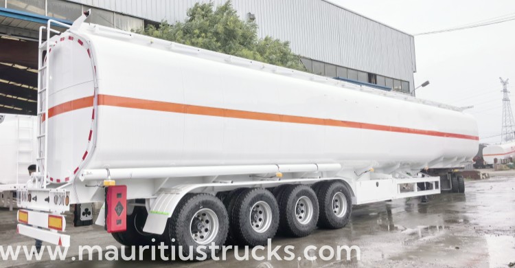4 Axle 50 CBM Fuel Tanker Trailers for Sale in Mauritius