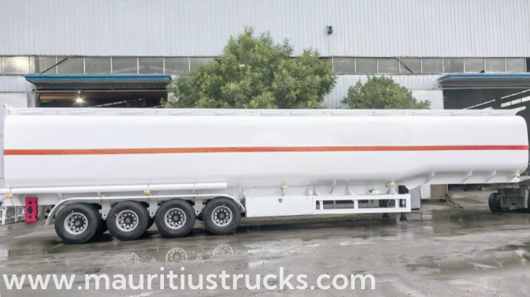 4 Axle 50 CBM Fuel Tanker Trailers for Sale in Mauritius