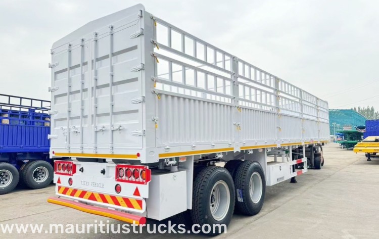 2 Axle 40 ft fence semi trailer | fence Trailer in Mauritius