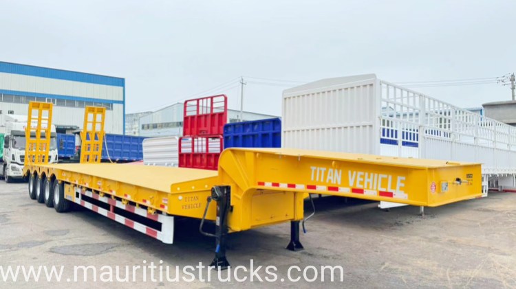 4 Axle Semi Low Bed Trailer Price in Mauritius