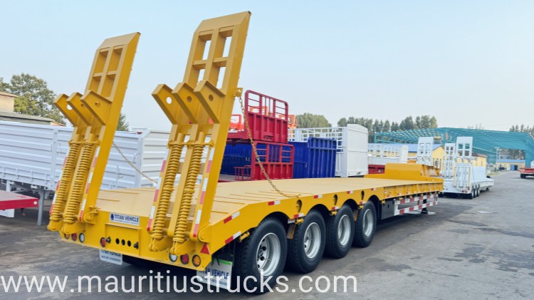 4 Axle Semi Low Bed Trailer Price in Mauritius