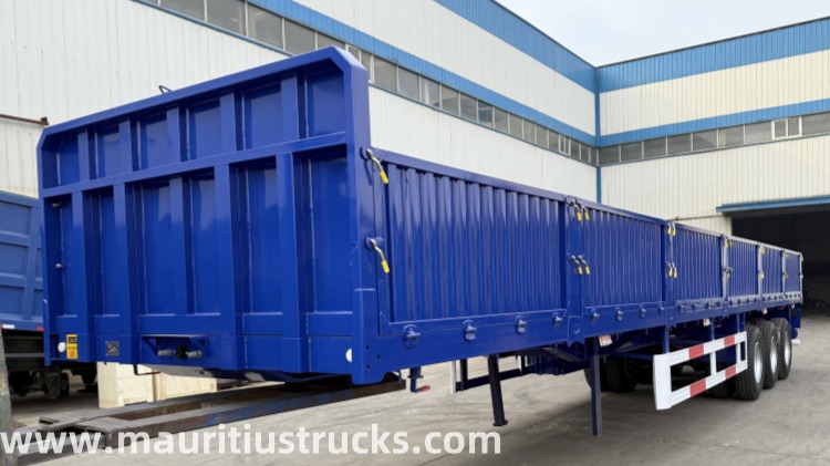 Tri Axle 60 Tons Side Wall Semi Trailer in Mauritius