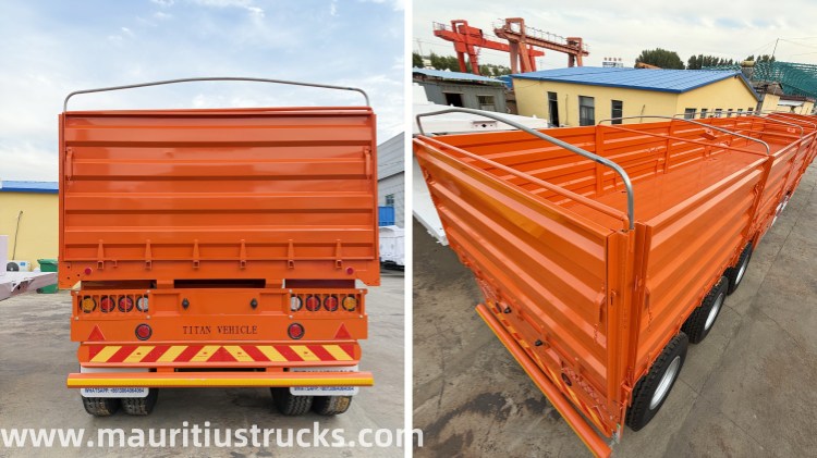 Tri Axle 60 Ton Sideboards for Trailer in Mauritius