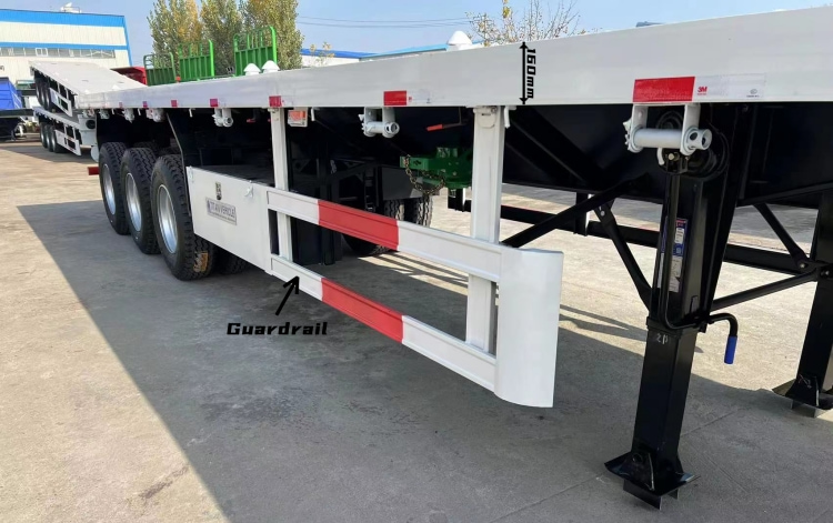 3 Axle 40 Foot Flatbed Trailer for Sale in Mauritius