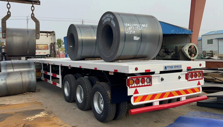 3 Axle 40 Foot Flatbed Trailer for Sale in Mauritius