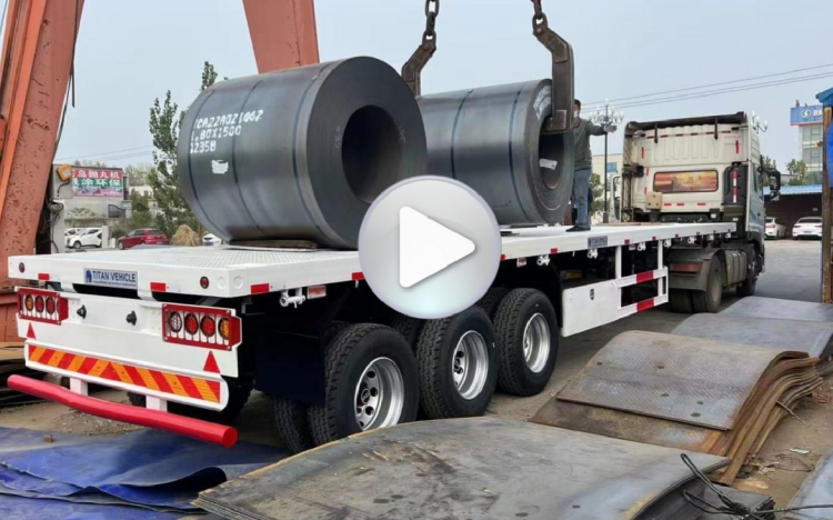 3 Axle 40 Foot Flatbed Trailer for Sale in Mauritius