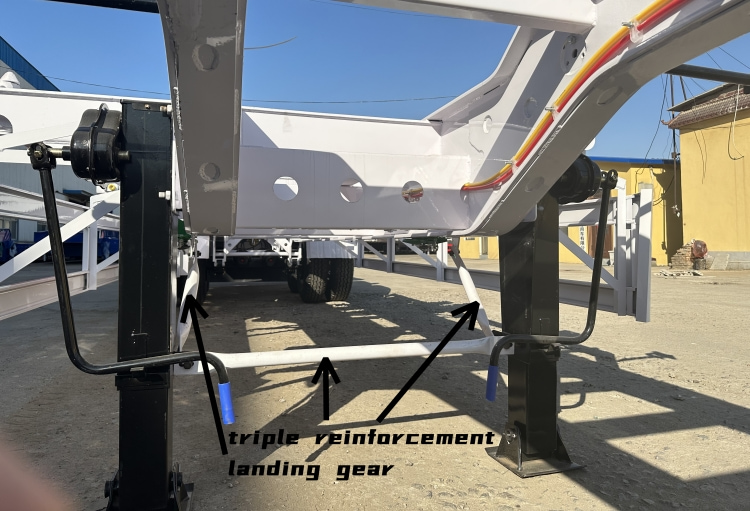 2 Axle Multi Function Gooseneck Container Skeletal Trailer for Sale in Mauritius