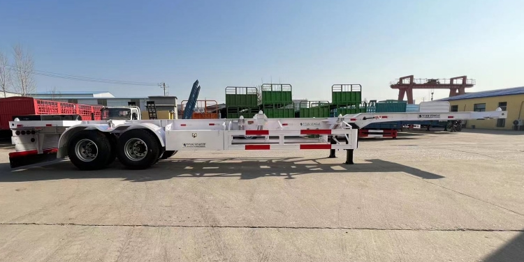 2 Axle Multi Function Gooseneck Container Skeletal Trailer for Sale in Mauritius