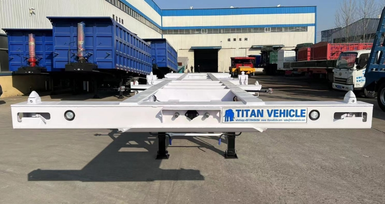 2 Axle Multi Function Gooseneck Container Skeletal Trailer for Sale in Mauritius