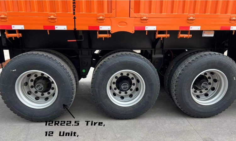 Fence Trailer for Sale in Mauritius | Cargo Fence Semi Trailer | Tri Axle Fence Trailer 50 Tons