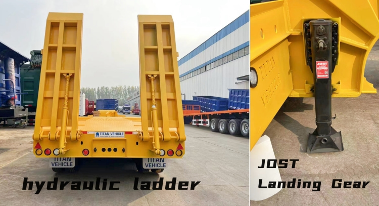6 Axle 120 Ton Low Bed Trailer Truck | Low Bed Truck Trailer for Sale in Mauritius