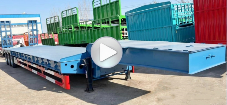 3 Axles 60 Ton Lowbed Trailer for Sale in Mauritius
