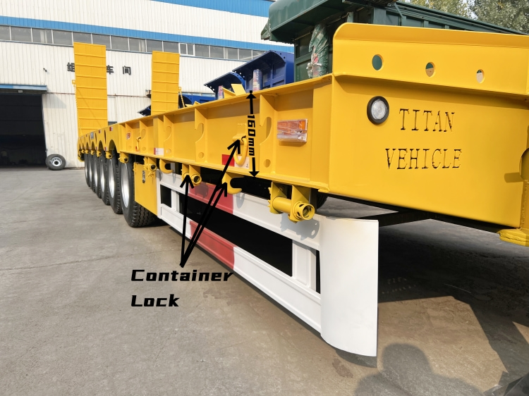 6 Axle 120 Ton Low Bed Trailer Truck | Low Bed Truck Trailer for Sale in Mauritius