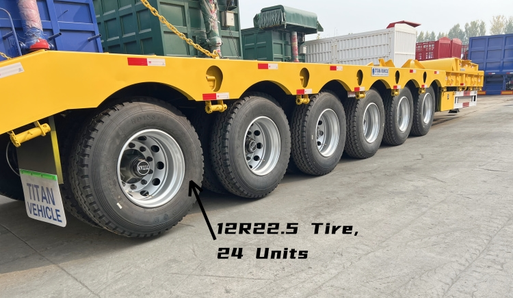 6 Axle 120 Ton Low Bed Trailer Truck | Low Bed Truck Trailer for Sale in Mauritius