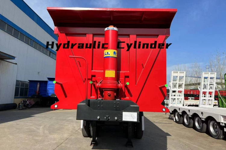 End Dump Trailer for Sale in Mauritius | Hydraulic Dump Trailer | 50t Dump Semi Trailer