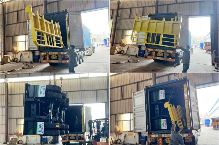 40 Ton Bulk Cargo Semi High Sided Drop Side Trailers for Sale in Mauritius