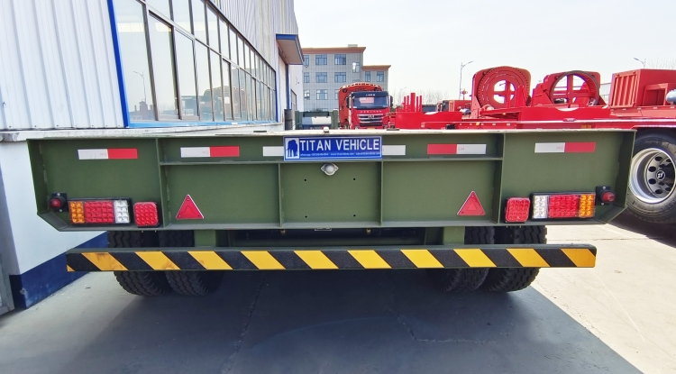4 Axle 100 Ton Removable Gooseneck Lowboy Trailer for Sale in Mauritius