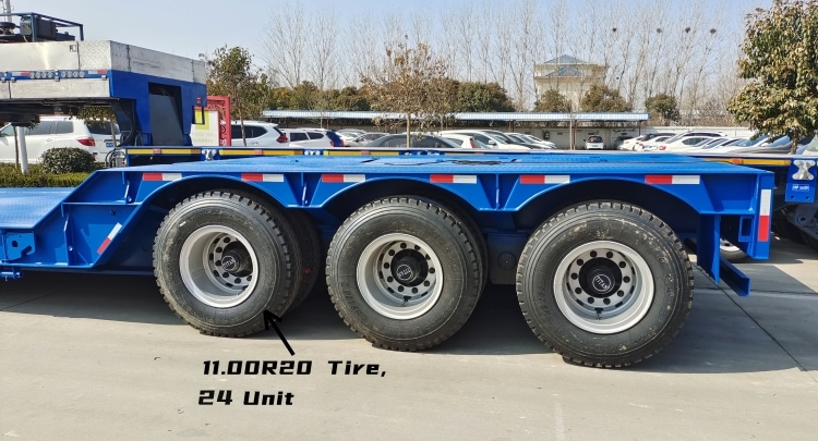 3 Line 6 Axle Detachable Lowboy Gooseneck Trailer for Sale in Mauritius