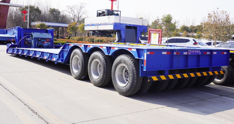 3 Line 6 Axle Detachable Lowboy Gooseneck Trailer for Sale in Mauritius