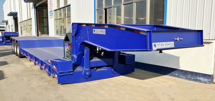 Detachable Gooseneck Trailer for Sale in Mauritius | 60 Ton Lowboy Trailer for Sale 