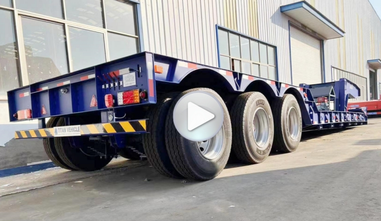 Detachable Gooseneck Trailer for Sale in Mauritius | 60 Ton Lowboy Trailer for Sale 