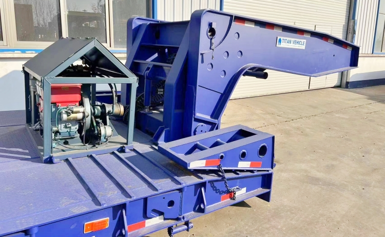 Detachable Gooseneck Trailer for Sale in Mauritius | 60 Ton Lowboy Trailer for Sale 