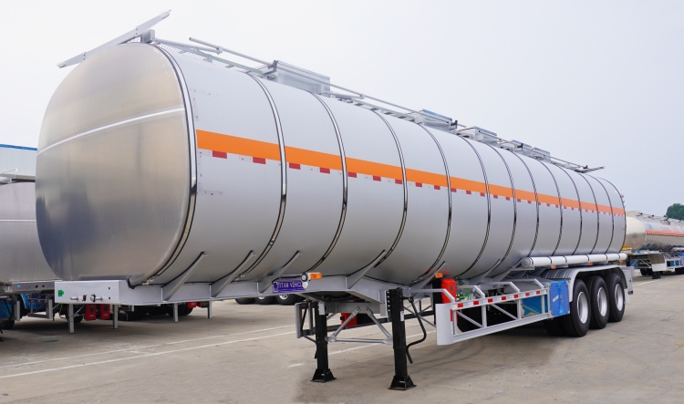 Palm Oil Tanker Trailer for Sale in Mauritius | Stainless Steel Tanker Trailer for Sale