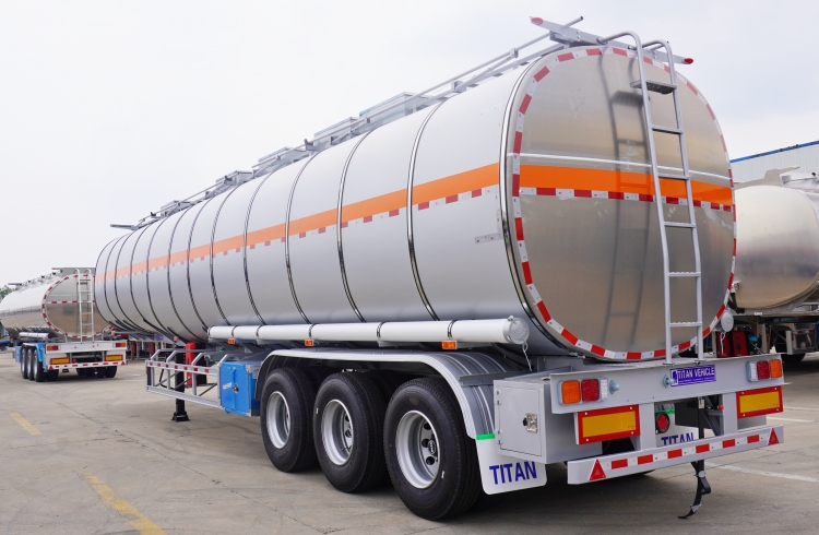 Palm Oil Tanker Trailer for Sale in Mauritius | Stainless Steel Tanker Trailer for Sale
