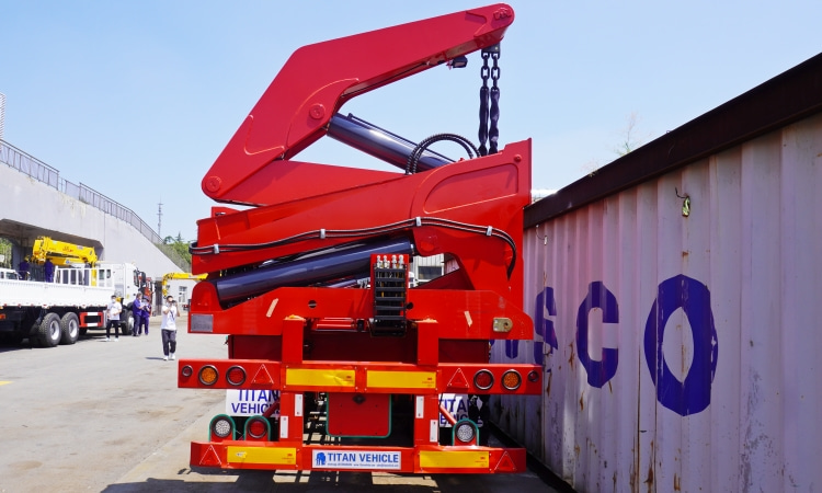 Side Lifter Trailer for Sale in Mauritius | Side Loader Truck for Sale in Port Louis
