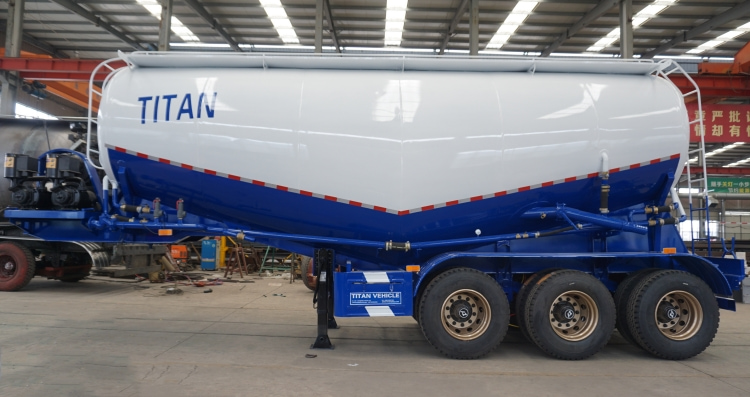 Bulk Cement Trailer for Sale in Mauritius | Cement Tanker Truck Price | Cement Silo Trailer