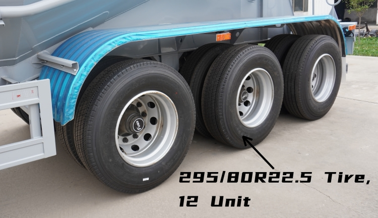 3 Axle Pneumatic Cement Tanker Bulk Trailer for Sale in Mauritius Port Louis