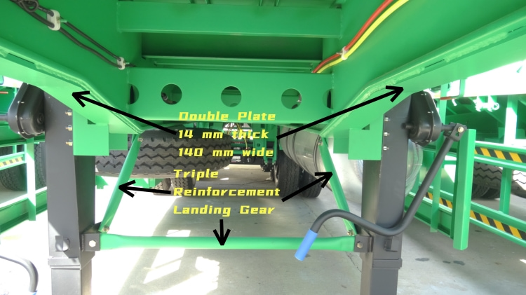 40 Ft Flatbed Trailer for Sale in Mauritius | Tri Axle Flatbed Trailer | CIMC Trailers