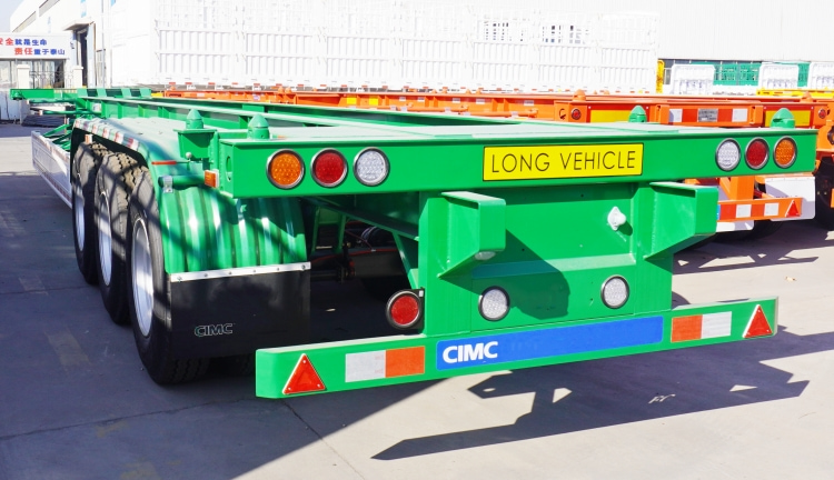 40 Ft Container Trailer for Sale in Mauritius | Container Chassis Trailer | CIMC Trailers