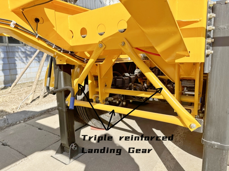 Multi Function Container Skeletal Trailer | Tri Axle Chassis for Sale in Mauritius | CIMC Trailers