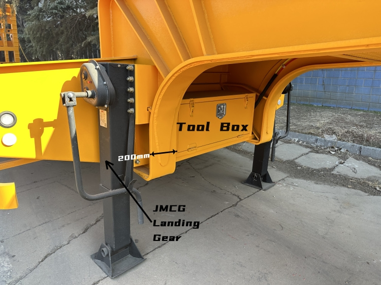 3 Axle Low Bed Trailer for Sale in Mauritius | Semi Low Bed Trailer Price | CIMC Trailers