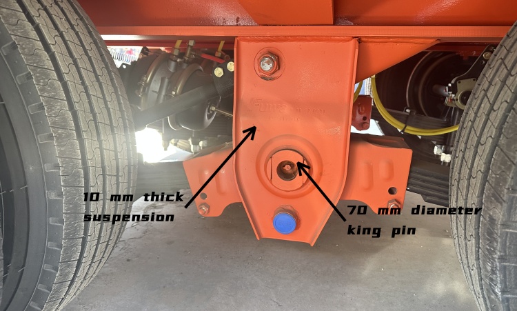 Low Loader Trailer for Sale in Mauritius | 4 Axle Low Bed Truck | CIMC Trailers