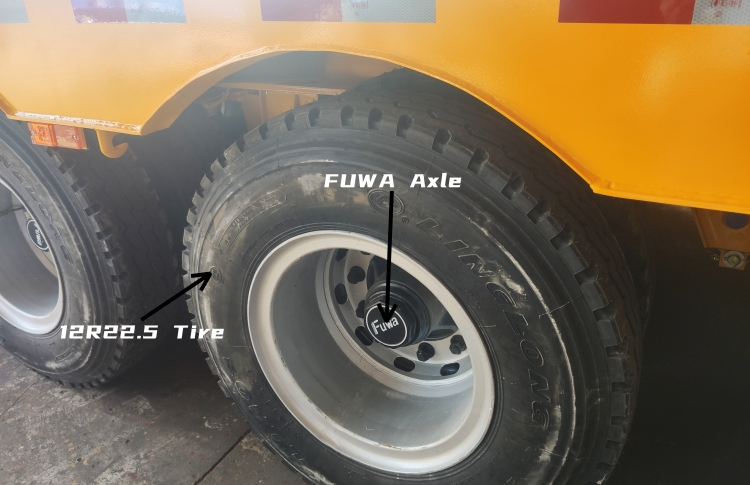 40 Feet Low Bed Trailer Truck for Sale in Mauritius | Excavator Trailer | CIMC China