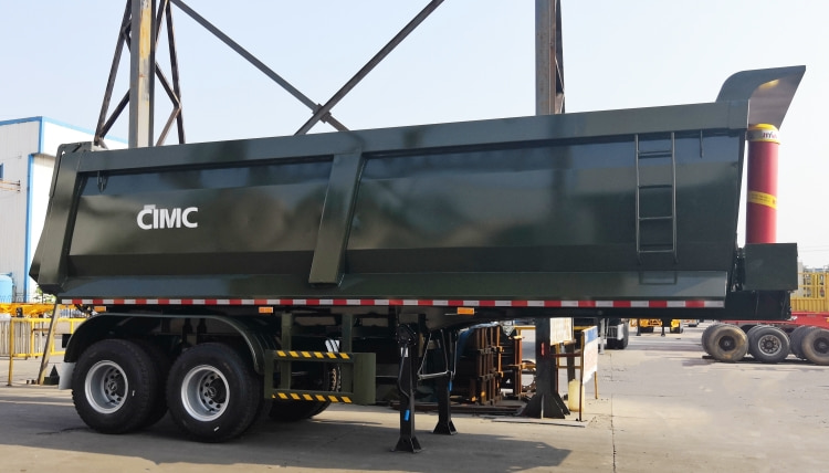 Hydraulic Tipper Trailer for Sale in Mauritius | Container Tipper Trailer | CIMC Vehicles