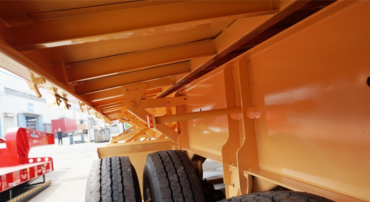 34 Ton Side Tipper Trailer for Sale in Mauritius | Side Dump Trailer | CIMC China