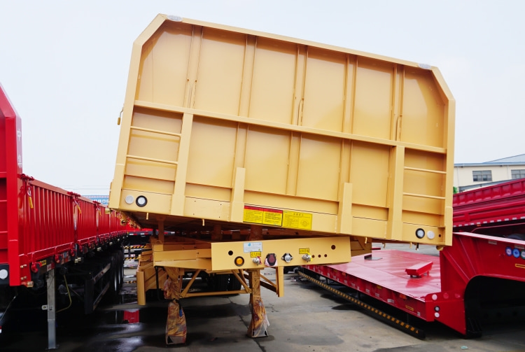 34 Ton Side Tipper Trailer for Sale in Mauritius | Side Dump Trailer | CIMC China