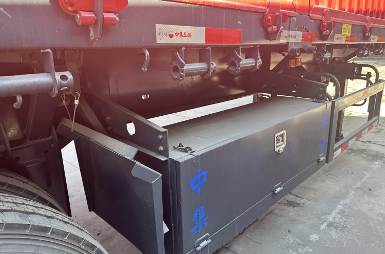 CIMC Tri Axle 40ft Low Flatbed Drop Side Trailers for Sale in Mauritius